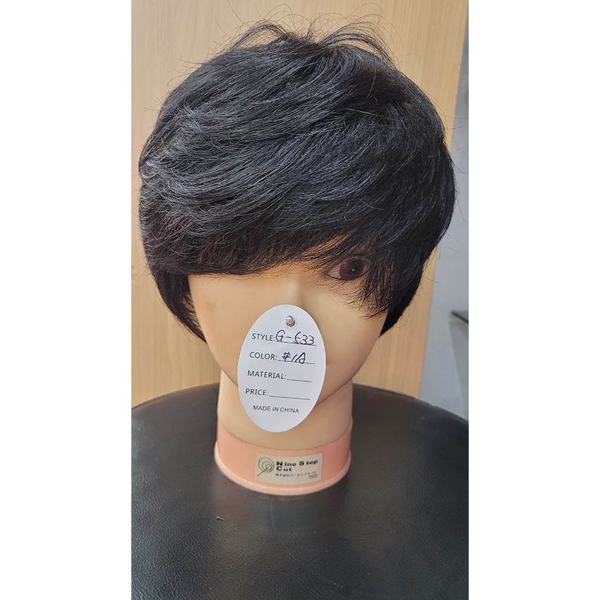 인모 100% 미싱 통가발